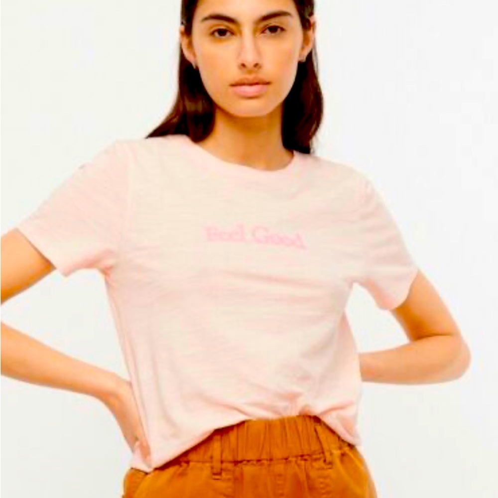 J. Crew “Feel Good” t-shirt